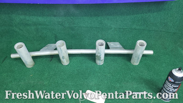 pvc pipe fishing rod holder for truck Aluminum 4 pole fishing pole holder fishing boat mount