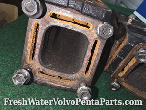 2 Volvo Penta 740 7.4L 454 risers 856426 rpl 856910