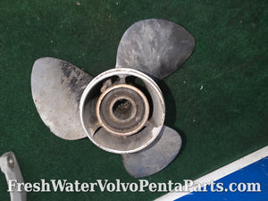 Vovlo Penta 13 3/8 x 17 R Sx Propeller 389943 Stainless Steel Prop