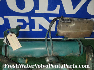 Volvo Penta KAD44 P-C heat exchanger with Reservoir 3580886