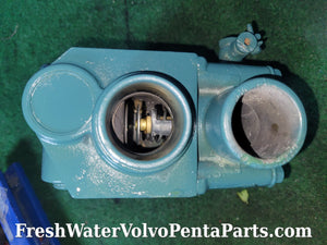 Volvo Penta 3583097 KAD44 P-C ECU thermostat housing