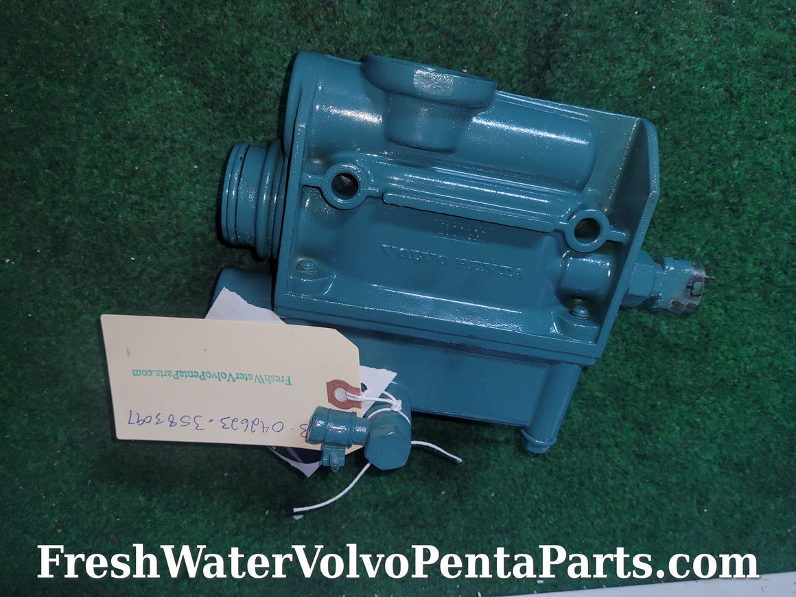 Volvo Penta 3583097 KAD44 P-C ECU thermostat housing