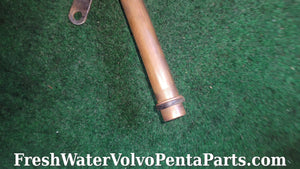Volvo Penta aq 131 petcock 855416 exhaust copper pipe
