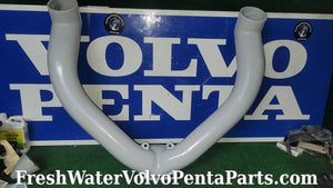 Volvo Penta 290 Dp-A exhaust y-pipe 852846-9 v8 v6 4.3L 5.0L 5.7L 305 350