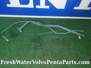 Volvo Penta Aqad40 turbo oil feed oil return pipe