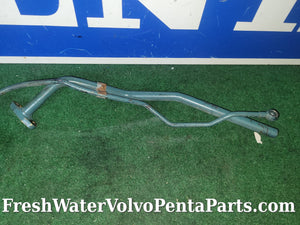 Volvo Penta Aqad40 turbo oil feed oil return pipe