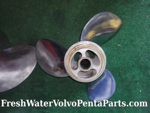 Volvo Penta F5 stainless steel propeller set 3851465 3851475