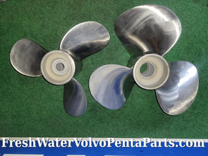 Volco Penta C4 stainless Props 3857465 3857463 dp-D1 290 Dp