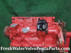 Volvo Penta Aq151C short block forged Rear thrust Crankshaft 2.5L red block