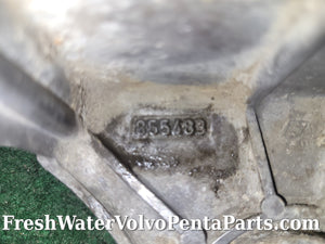 Volvo penta aq131 aq151 timing bridge 855483 raw water pump mount