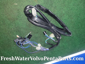 Volvo Penta trim gauge wiring harness 856821 for round gauge round quick connect