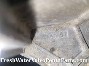 Volvo Penta b230 aq131 151 171  timing bridge  raw water pump mount pn 855483