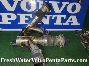 Volvo Penta Corsa Silent Choice Captains call exhaust Diverters 454 7.4L