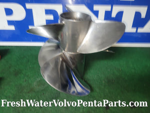 Volvo penta F6 Stainless steel Propellers new Hub balanced 3851476 3851466
