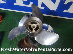 Volvo Penta F6 set Stainless steel Propellers new Hub balanced 3851476 3851466