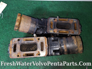 Volvo Penta 740 Big Block 454 risers & Exhaust tips 856910 856426 856435 856911