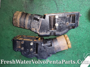 Volvo Penta 740 Big Block 454 risers & Exhaust tips 856910 856426 856435 856911