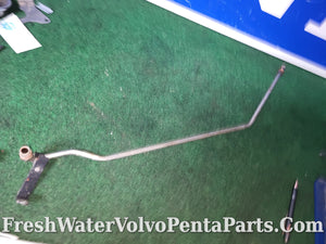 Volvo Penta 7.4GSI stainless fuel line fuel pump to Fuel Reservoir