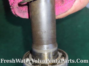 Volvo penta bellhouse shaft wirh bearings seal & snap rings 853809 for 835978