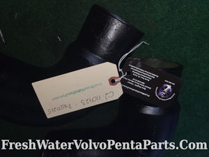 Volvo Penta 2  Exhaust y-pipe Elbows 3850215  3 1/2 in x 4 in.