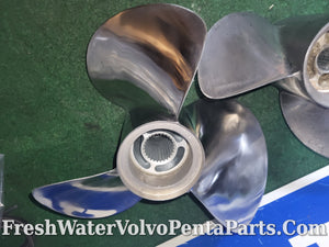 Volvo Penta F7 Stainless  propeller set  Dp-SM Dps-m 3851477 3851467