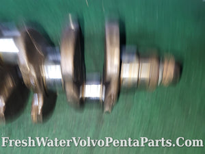 Volvo Penta 2.5L forged Crankshaft Rear thrust with bearings aq 171c aq 151c stroker