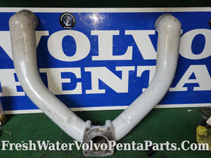 Volvo Penta 290 Dp-A DP-B v8 v6 Y-pipe. 852846-9 Original fresh water 305 350 4.3L