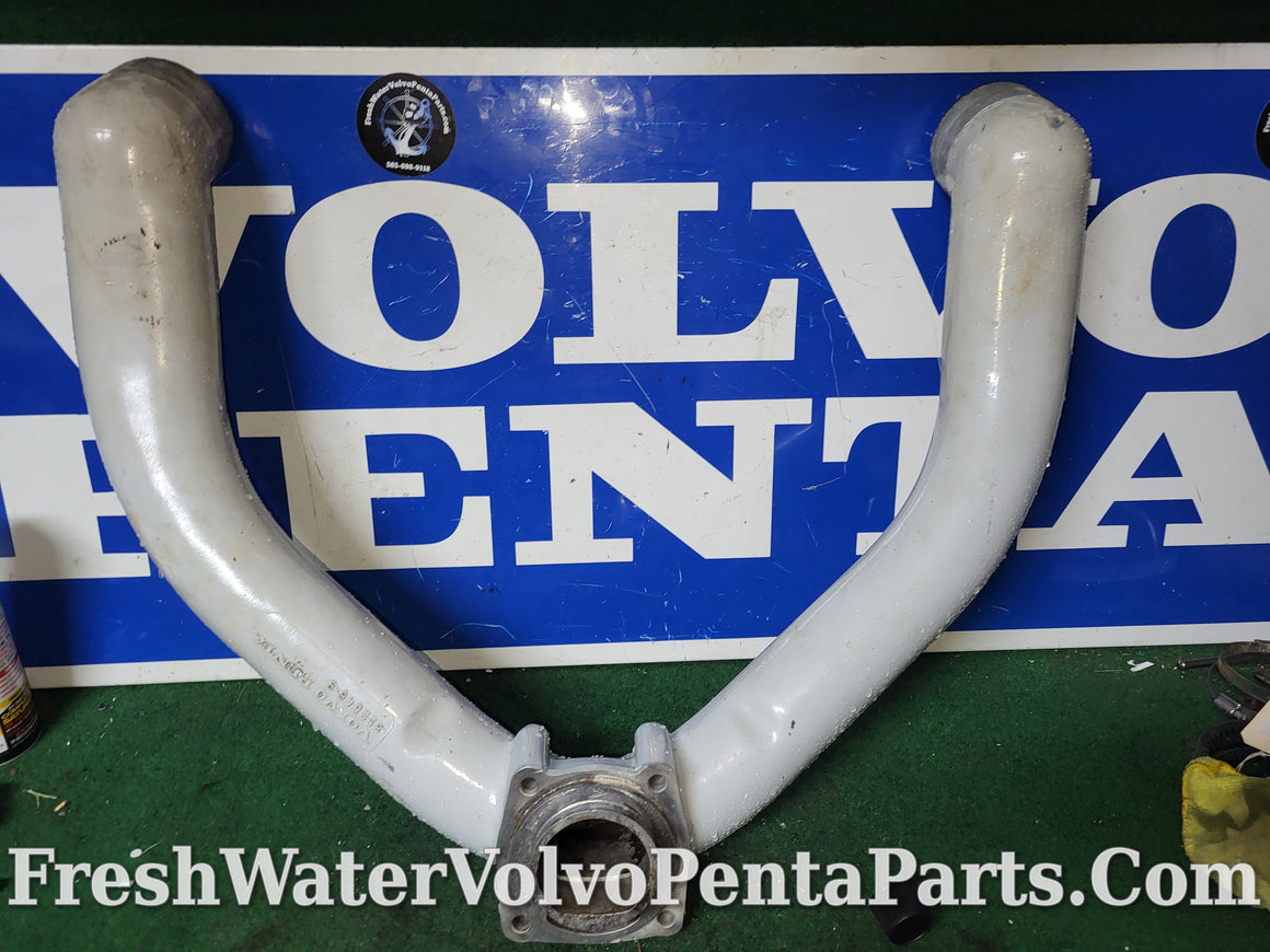 Volvo Penta 290 Dp-A DP-B v8 v6 Y-pipe. 852846-9 Original fresh water 305 350 4.3L