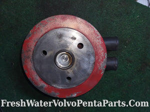 Volvo Penta 3.0 GL 4 cylinder raw water pump with serpentine pulley