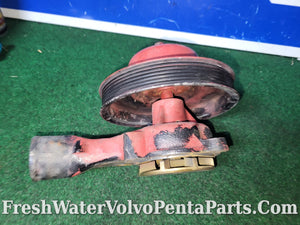 Volvo Penta 3.0GL circulating water pump with Serpentine pulley 3857647