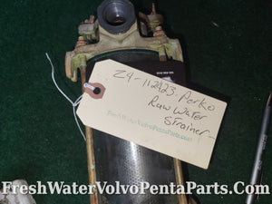Perko marine Water strainer 493 Sea water Strainer with basket bronze