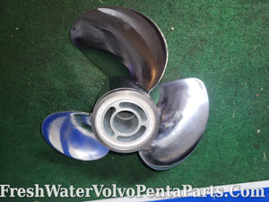 Volvo Penta F6 stainless steel Prop Forwars Dp New Hub Balanced and Polished 3851466