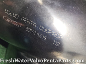 Volvo Penta F6 stainless steel Prop Forwars Dp New Hub Balanced and Polished 3851466