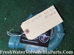 Volvo Penta K26 turbo charger compressor housing 40 series Turbo .