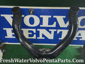Volvo Penta Dp-C y-pipe V6 854742 full height 
