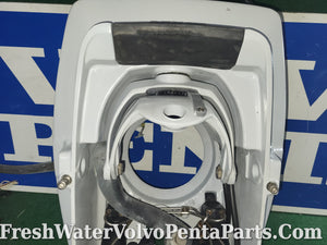 Volvo Penta Dp-C Sp-C rebuilt transom Shield , Trim Cylinders and steering helmet assembly