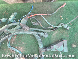Volvo Penta Kad44 P-c wiring harness with box and start booster 874184 voltage converter