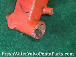 Volvo Penta v8 Thermostat housing 855470 aq231 aq271 aq211 aq260