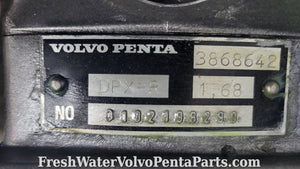 Volvo Penta Rebuilt resealed Dpx-R HP 1.68 Upper gear unit  3868642 1.47 1.59 1.78