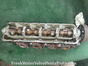 Volvo Penta 1000531 531 cylinder head For Parts , Rebuild of Repair water damage rust .