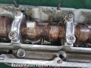 Volvo Penta 1000531 531 cylinder head For Parts , Rebuild of Repair water damage rust .