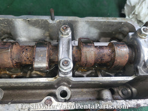 Volvo Penta 1000531 531 cylinder head For Parts , Rebuild of Repair water damage rust .