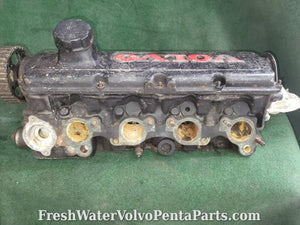Volvo Penta 1000531 531 cylinder head For Parts , Rebuild of Repair water damage rust .