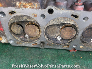 Volvo Penta 1000531 531 cylinder head For Parts , Rebuild of Repair water damage rust .