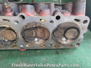 Volvo Penta 1000531 531 cylinder head For Parts , Rebuild of Repair water damage rust .