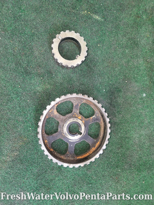 Volvo Penta Square tooth timing wheel cogs 230A B230 aq151 aq131 pn 856239 pn 855428