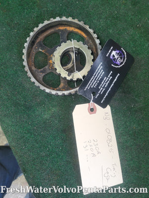 Volvo Penta Square tooth timing wheel cogs 230A B230 aq151 aq131 pn 856239 pn 855428