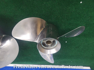 Volvo Penta FH4 Helical Stainless Steel prop set 3885850 front  3885851 rear DPS-B props DP