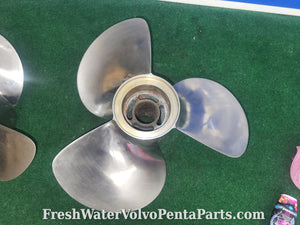 Volvo Penta FH4 Helical Stainless Steel prop set 3885850 front  3885851 rear DPS-B props DP