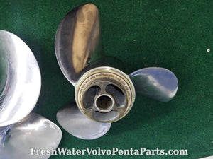 Volvo Penta FH4 Helical Stainless Steel prop set 3885850 front  3885851 rear DPS-B props DP